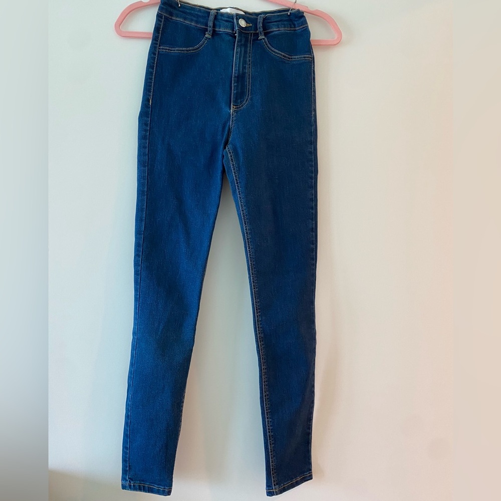Zara high waisted skinny jeans.